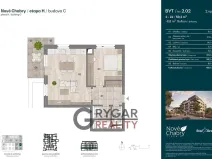 Pronájem bytu 2+kk, Praha - Dolní Chabry, Za Pískovnou, 57 m2