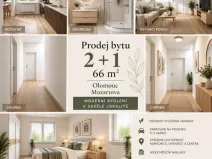 Prodej bytu 2+1, Olomouc - Nová Ulice, Mozartova, 66 m2