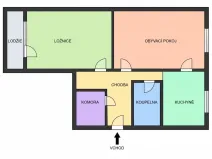 Prodej bytu 2+1, Úpice, Pod Skalkou, 65 m2