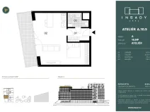 Pronájem bytu 1+kk, Brno, Nové sady, 46 m2
