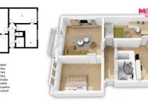 Prodej bytu 3+1, Chrudim - Chrudim IV, Na Rozhledně, 70 m2
