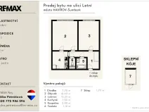 Prodej bytu 2+1, Havířov - Šumbark, Letní, 50 m2