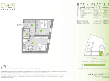 Prodej bytu 2+kk, Brandýs nad Labem-Stará Boleslav - Stará Boleslav, Mělnická, 50 m2