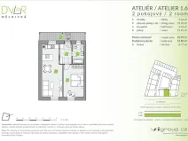 Prodej bytu 2+kk, Brandýs nad Labem-Stará Boleslav - Stará Boleslav, Mělnická, 51 m2