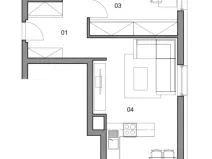 Pronájem bytu 2+kk, Plzeň - Severní Předměstí, Na Chmelnicích, 62 m2
