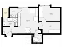 Pronájem bytu 3+1, Praha - Střešovice, Na Malovance, 52 m2