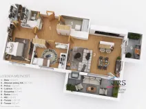 Prodej bytu 3+kk, Praha - Čakovice, Tryskovická, 92 m2