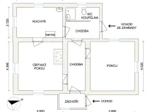 Prodej rodinného domu, Rychvald, Lesnická, 63 m2