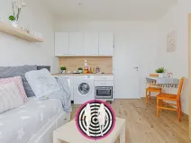 Pronájem bytu 1+kk, Praha - Hostivař, Hornoměcholupská, 22 m2