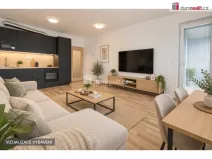 Pronájem bytu 2+kk, Praha - Uhříněves, Karla Guta, 54 m2