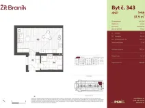 Prodej bytu 1+kk, Praha, Ke Krči, 35 m2
