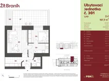 Prodej bytu 2+1, Praha, Ke Krči, 50 m2