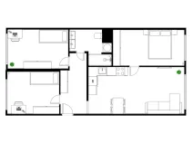 Prodej bytu 4+kk, Praha - Strašnice, Pod strání, 70 m2