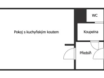 Prodej bytu 1+kk, Opava - Kateřinky, Na Pastvisku, 26 m2