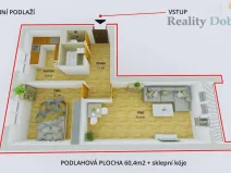 Pronájem bytu 2+1, Ostrava, Jiřího Trnky, 60 m2