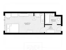 Pronájem bytu 1+kk, Praha - Michle, Jemnická, 30 m2
