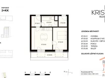 Prodej bytu 2+kk, Hradec Králové, Pod Zámečkem, 43 m2