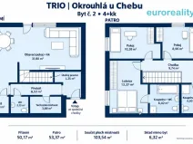 Prodej bytu 4+kk, Okrouhlá, 103 m2