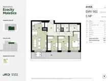 Prodej bytu 4+kk, Praha - Malešice, Univerzitní, 90 m2