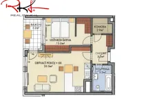 Pronájem bytu 2+kk, Praha, Stočesova, 59 m2