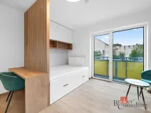 Pronájem bytu 1+kk, Brno - Zábrdovice, Bratislavská, 24 m2