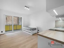 Pronájem bytu 1+kk, Brno - Zábrdovice, Bratislavská, 23 m2