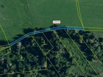 Dražba pozemku, Březí nad Oslavou, 344 m2