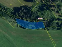 Dražba pozemku, Březí nad Oslavou, 1043 m2