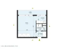 Pronájem bytu 1+kk, Pardubice, Bělehradská, 32 m2