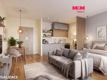 Prodej bytu 1+kk, Ústí nad Labem - Krásné Březno, U Pivovarské zahrady, 31 m2