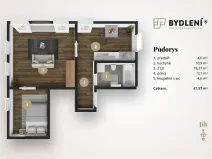 Pronájem bytu 2+1, Teplice, Havlíčkova, 59 m2