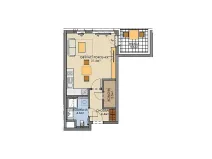 Prodej bytu 1+1, Praha - Ruzyně, 34 m2