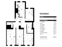 Prodej bytu 4+1, Praha - Vinohrady, Nitranská, 120 m2