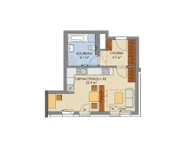 Prodej bytu 1+kk, Praha - Štěrboholy, 36 m2