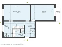 Pronájem bytu 2+1, Smiřice, Gen. Govorova, 63 m2
