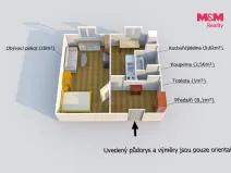 Prodej bytu 1+1, Třemošná, Sídliště, 40 m2