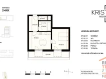Pronájem bytu 2+kk, Hradec Králové, Pod Zámečkem, 44 m2
