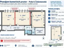 Pronájem obchodního prostoru, Praha - Libeň, 99 m2
