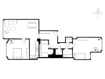 Prodej bytu 3+kk, Praha - Holešovice, Komunardů, 90 m2