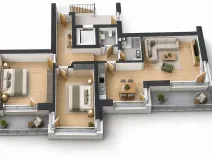 Prodej bytu 3+kk, Loučná pod Klínovcem, 102 m2