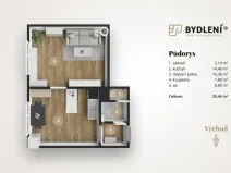 Prodej bytu 1+1, Krupka, Karla Čapka, 36 m2