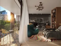 Prodej bytu 1+kk, Praha - Holešovice, V háji, 36 m2