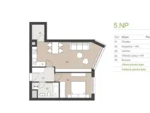 Pronájem bytu 2+kk, Praha, U plynárny, 54 m2