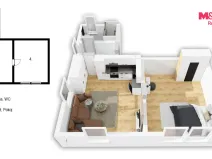 Pronájem bytu 2+kk, Mladá Boleslav - Mladá Boleslav II, Laurinova, 55 m2