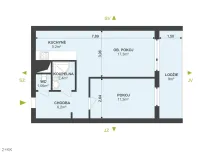 Prodej bytu 2+kk, Hradec Králové, Jungmannova, 47 m2