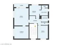 Pronájem rodinného domu, Hradec Králové, Příčná, 140 m2