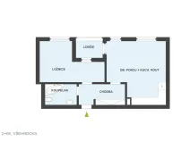 Prodej bytu 2+kk, Hradec Králové, Všehrdova, 53 m2