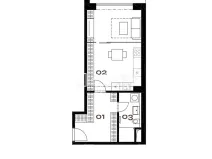 Prodej bytu 1+kk, Praha - Holešovice, Vinařská, 41 m2