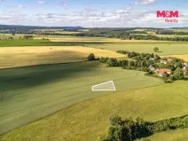 Prodej pole, Rožmitál pod Třemšínem - Skuhrov, 1439 m2
