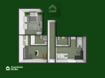 Pronájem bytu 3+kk, Plzeň - Křimice, Prvomájová, 68 m2